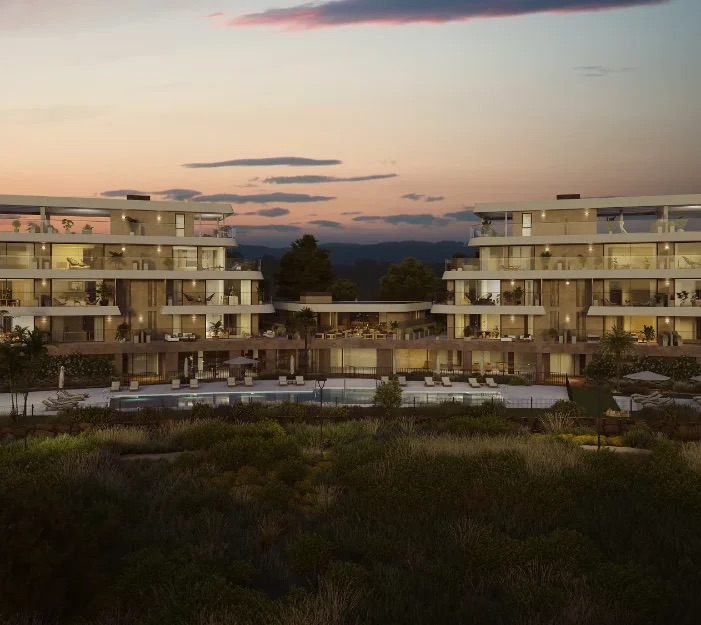 Aedas Estepona II Cam08 Exterior lejana_Nocturna